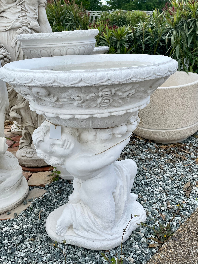 FONTAINE EXTÉRIEUR DE JARDIN EN PIERRE RECONSTITUÉE CHÂTEAU-A