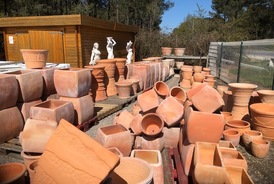 Vente de poterie décorative de jardin