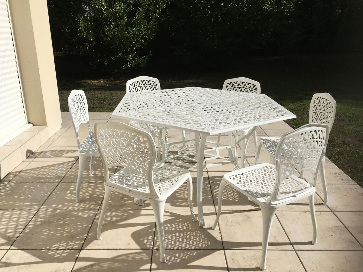 Vente de mobilier de jardin aluminium